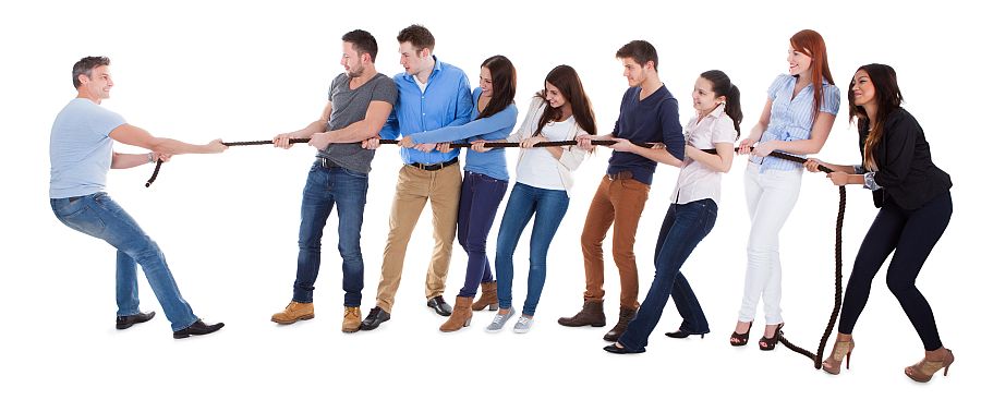 An organized team is powerful